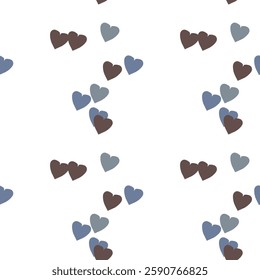 Seamless heart vector, heart background, background design, vector pattern, heart pattern, vector abstract, ornament vector, I love you symbol, seamless wallpaper, ornament pattern