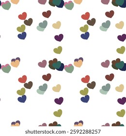 Seamless heart vector, background design, heart shape, vector design, seamless background, vector abstract, seamless texture, love symbol, background texture, ornament vector