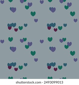 Seamless heart vector, seamless background, love heart vector, heart pattern seamless, background texture, ornament vector, pattern design, heart background vector, ornamental pattern