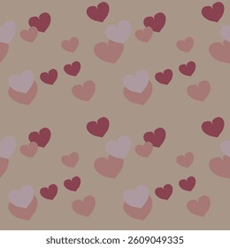 Seamless heart vector, vector background, I love you symbol, vector abstract, vector design, seamless wallpaper, heart symbol, heart background, seamless texture, seamless background