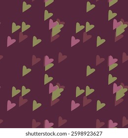 Seamless heart vector, heart background, ornaments vector, ornament pattern, background pattern, heart shape, vector abstract, love symbol, vector background, seamless patterns