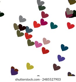 Seamless heart vector, vector background, seamless pattern vector, cute heart pattern, heart symbol, ornament vector, abstract background, seamless texture, ornament pattern