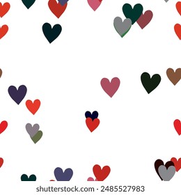 Seamless heart vector, background vector, background pattern, heart pattern seamless, heart symbol, heart shape, background design, vector illustration, vector pattern, pattern design