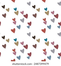 Seamless heart vector, background pattern, background vector, seamless wallpaper, background design, abstract background, heart pattern, vector shapes, vector illustration, ornament pattern
