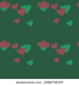 Seamless heart vector, background pattern, vector design, heart shape, vector backgrounds, vector shapes, seamless patterns, heart background, heart pattern, pattern design, seamless wallpaper