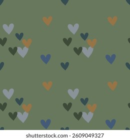 Seamless heart vector, seamless background, background vector, heart background pattern, background design, seamless pattern, vector shapes, vector abstract, ornament pattern