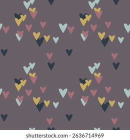 Seamless heart vector, background pattern, abstract background, heart background, vector design, seamless texture, ornament pattern, vector abstract, seamless background, vector shapes