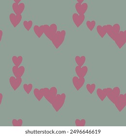 Seamless heart vector, seamless background, simple heart pattern, love heart vector, vector pattern, abstract background, background texture, background pattern, Valentine's day