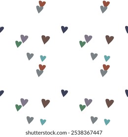 Seamless heart vector, background vector, seamless wallpaper, ornament vector, vector illustration, abstract background, cute heart pattern, seamless pattern, ornamental pattern