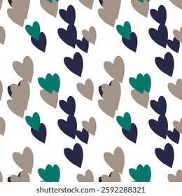 Seamless heart vector, background vector, seamless wallpaper, I love you symbol, vector pattern, pattern design, seamless texture, heart shape, vector illustration, background texture