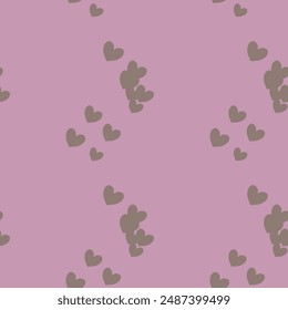 Seamless heart vector, cute heart pattern, seamless pattern vector, vector backgrounds, pattern design, ornament vector, ornamental pattern, heart background, Valentine's day