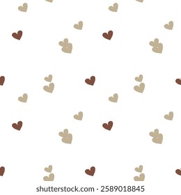 Seamless heart vector, cute heart pattern, backgrounds and textures, seamless background, heart background, ornaments vector, abstract background, Valentine's day pattern, seamless pattern