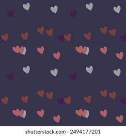Seamless heart vector, vector design, heart background vector, background texture, heart symbol, pattern design, pattern background, vector illustration, I love you symbol, abstract background