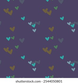 Seamless heart vector, vector design, background pattern, heart pattern, ornamental pattern, background texture, vector background, Valentine's day, heart background, seamless patterns