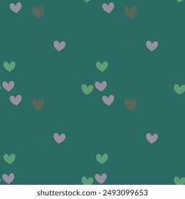 Vector de corazón sin costura, Ilustración vectorial, patrón de fondo, forma de corazón, Formas de Vector, fondo de patrón de corazón, patrón de ornamento, fondos de Vector, fondo sin costura