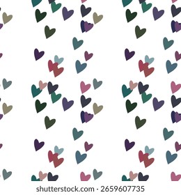 Seamless heart vector, vector illustration, background pattern, seamless pattern, seamless texture, heart pattern, heart shape, pattern vector, vector abstract, seamless wallpaper