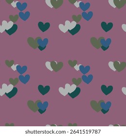 Seamless heart vector, vector illustration, vector backgrounds, seamless patterns, pattern vector, love symbol, seamless background, background pattern, heart background, ornament pattern
