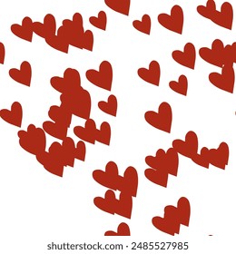 Seamless heart vector, vector illustration, pattern vector, love heart vector, abstract background, seamless wallpaper, Valentine's day, seamless patterns, heart pattern, heart background pattern