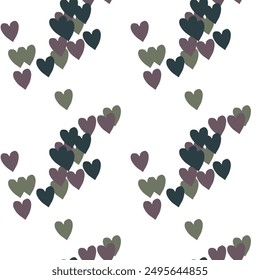 Seamless heart vector, vector illustration, Valentine's day pattern, heart background, ornamental pattern, vector background, love heart vector, abstract background, seamless pattern