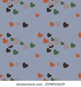 Seamless heart vector, vector illustration, Valentine's day pattern, ornamental pattern, vector pattern, seamless patterns, seamless texture, vector shapes, abstract background
