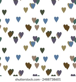 Seamless heart vector, love heart vector, cute heart pattern, heart shape vector, vector abstract, background design, love symbol, pattern design, seamless patterns, ornamental pattern