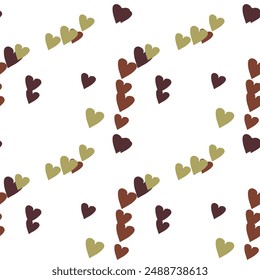Seamless heart vector, I love you symbol, pattern background, seamless texture, heart background vector, background design, cute heart pattern, seamless pattern vector, vector abstract