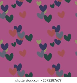 Seamless heart vector, I love you symbol, background vector, vector design, seamless patterns, vector abstract, seamless background, abstract background, simple heart pattern