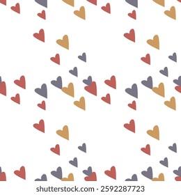 Seamless heart vector, I love you symbol, ornamental pattern, vector pattern, vector design, heart pattern, seamless pattern, background vector, heart shape, background design