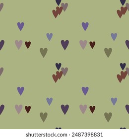 Seamless heart vector, ornament pattern, vector background, seamless pattern vector, pattern background, heart pattern background, vector abstract, seamless wallpaper, seamless background