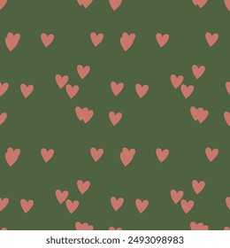 Seamless heart vector, ornament vector, seamless patterns, background texture, pattern vector, heart background pattern, love heart vector, ornamental pattern, Valentine's day