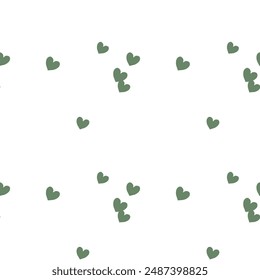 Seamless heart vector, ornamental pattern, heart pattern vector, Valentine's day, seamless pattern vector, heart shape, heart background vector, background texture, seamless wallpaper