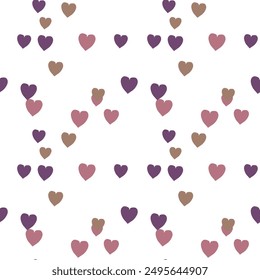 Vector de corazón sin costura, patrón ornamental, patrón de fondo, Vector de fondo, forma de corazón, patrón de corazón sin costura, Vector de adorno, diseño de fondo, diseño de Vector, Fondo de pantalla sin costura