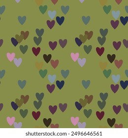Seamless heart vector, ornamental pattern, vector design, vector pattern, Valentine's day pattern, heart shape vector, seamless patterns, love symbol, heart background, heart symbol