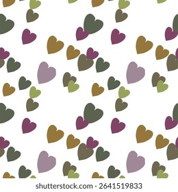 Seamless heart vector, ornaments vector, Valentine's day pattern, vector background, vector pattern, abstract background, seamless patterns, pattern design, background design