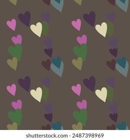 Seamless heart vector, pattern vector, background vector, heart background pattern, seamless background, seamless patterns, heart shape, cute heart pattern, ornaments vector