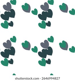 Seamless heart vector, heart pattern background, ornament vector, background design, seamless background, Valentine's day, heart shape, pattern design, ornamental pattern, background vector