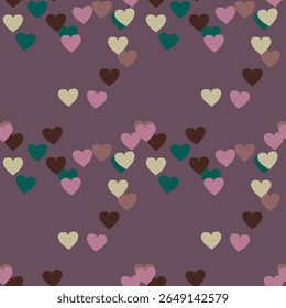 Seamless heart vector, heart pattern, background design, ornaments vector, seamless patterns, vector background, ornamental pattern, vector shapes, abstract background, pattern design