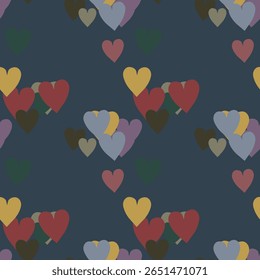 Seamless heart vector, pattern background, love symbol, vector background, ornament vector, vector abstract, background texture, heart symbol, seamless wallpaper, heart background