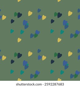 Seamless heart vector, vector pattern, vector backgrounds, seamless background, seamless wallpaper, background design, seamless pattern, vector illustration, heart pattern background