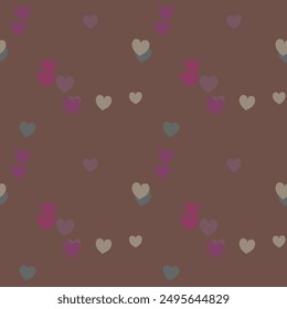 Seamless heart vector, pattern vector, vector design, I love you symbol, cute heart pattern, ornamental pattern, background vector, seamless texture, pattern background, heart background