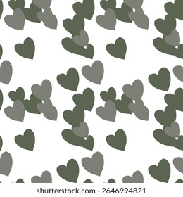 Seamless heart vector, pattern design, seamless background, heart background pattern, vector backgrounds, love symbol, heart symbol, seamless texture, abstract background, pattern vector