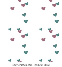 Seamless heart vector, seamless pattern, ornamental pattern, heart shape, heart background pattern, background texture, vector background, pattern design, background design, ornament vector