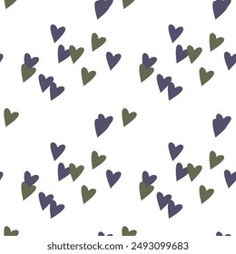Seamless heart vector, heart pattern, vector pattern, heart shape vector, pattern background, seamless pattern vector, Valentine's day, background texture, abstract background