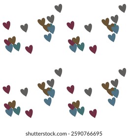 Seamless heart vector, heart pattern, seamless wallpaper, pattern background, vector abstract, love symbol, ornament pattern, heart shape, ornaments vector, heart symbol, vector shapes