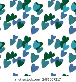 Seamless heart vector, seamless patterns, seamless texture, vector backgrounds, pattern design, pattern vector, vector abstract, seamless background, Valentine's day, heart pattern background