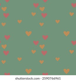 Seamless heart vector, heart shape, seamless pattern, ornaments vector, heart background, vector pattern, seamless wallpaper, simple heart pattern, Valentine's day pattern, vector shapes
