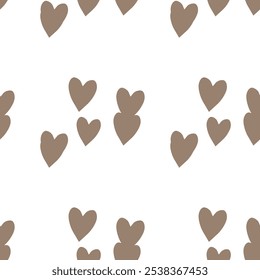 Seamless heart vector, vector shapes, heart background pattern, love symbol, seamless wallpaper, background texture, seamless patterns, ornament vector, background vector, Valentine's day