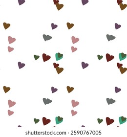Seamless heart vector, vector shapes, vector design, ornament pattern, cute heart pattern, ornament vector, seamless patterns, pattern design, Valentine's day, heart shape, love symbol