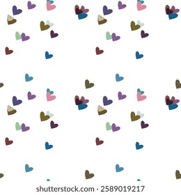 Seamless heart vector, vector shapes, heart shape, background design, cute heart pattern, pattern vector, seamless wallpaper, ornament vector, pattern background, seamless pattern