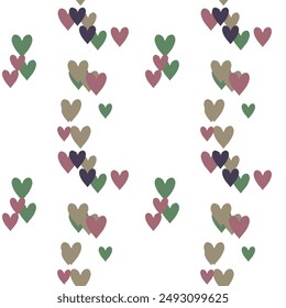 Seamless heart vector, simple heart pattern, abstract background, seamless pattern vector, background vector, love symbol, seamless wallpaper, love heart vector, Valentine's day pattern